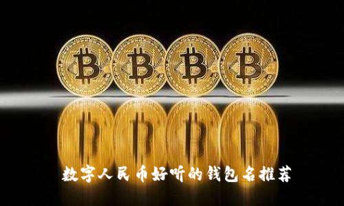  数字人民币好听的钱包名推荐